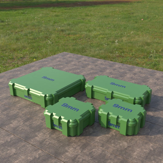 Filamelt Munitionsbox / Ammo Box 9x19mm Para / Luger – Patronenbox ‘Klappdeckel’ – 20 / 25 / 50 / 100 Schuss