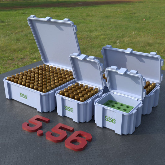 Filamelt Munitionsbox / Ammo Box .223 Remington / 5.56 – Patronenbox ‘Klappdeckel’ – 20 / 25 / 50 / 100 Runden