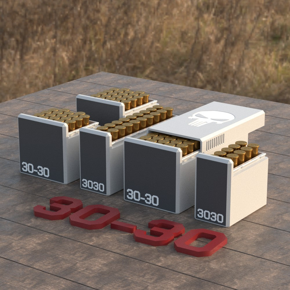 Filamelt Munitionsbox / Ammo .30-30 – Patronenbox für 50 Schuss, Made in Germany