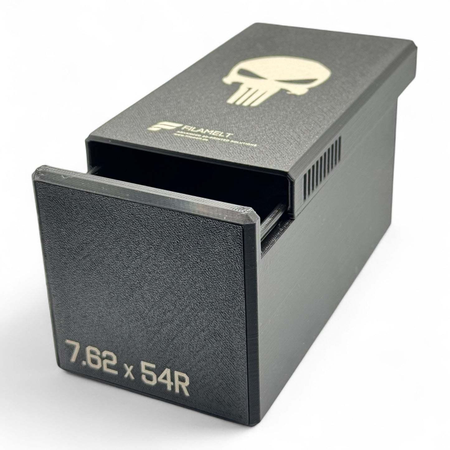 Filamelt Munitionsbox / Ammo Box 7.62x54R – Patronenbox für 50 Schuss, Made in Germany