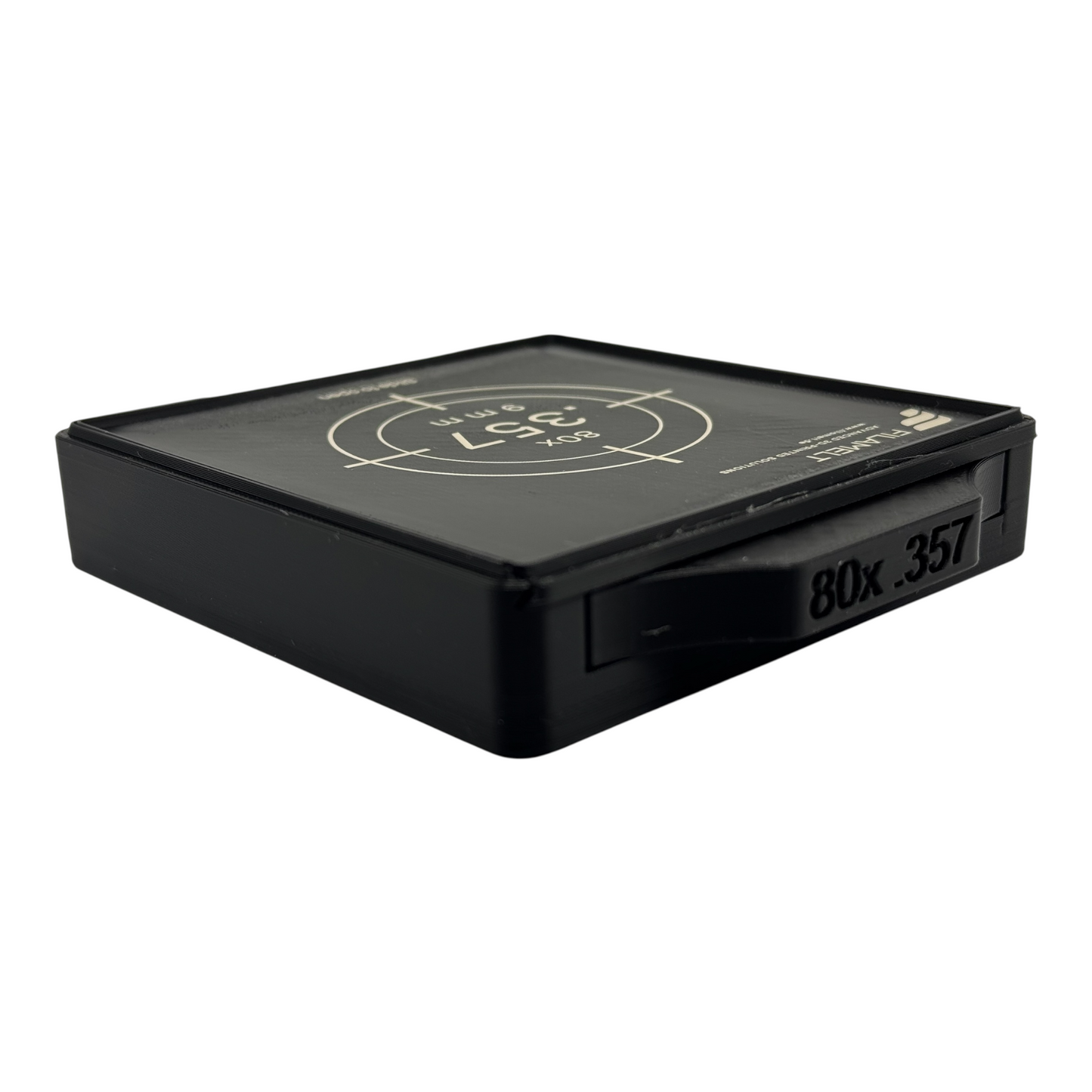 Diabolo-Box für 80x .357 / 9 mm – Praktisch, stapelbar, wiederverwendbar. Matchbox