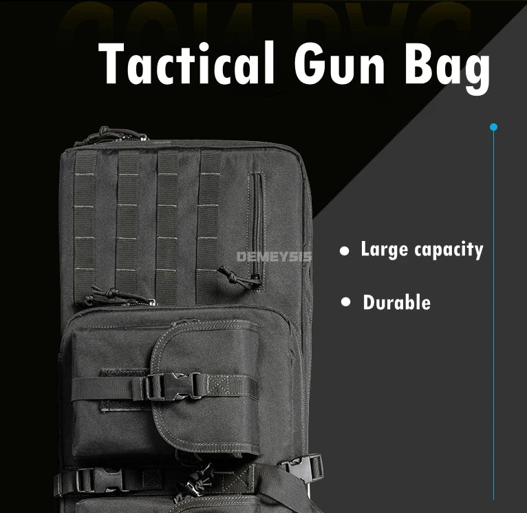Taktische MOLLE-Waffentasche für 2 Gewehre – 600D Oxford – Rucksack & Tasche – 95 cm / 116 cm – Airsoft, Jagd, Schießsport