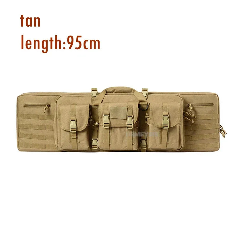 Taktische MOLLE-Waffentasche für 2 Gewehre – 600D Oxford – Rucksack & Tasche – 95 cm / 116 cm – Airsoft, Jagd, Schießsport
