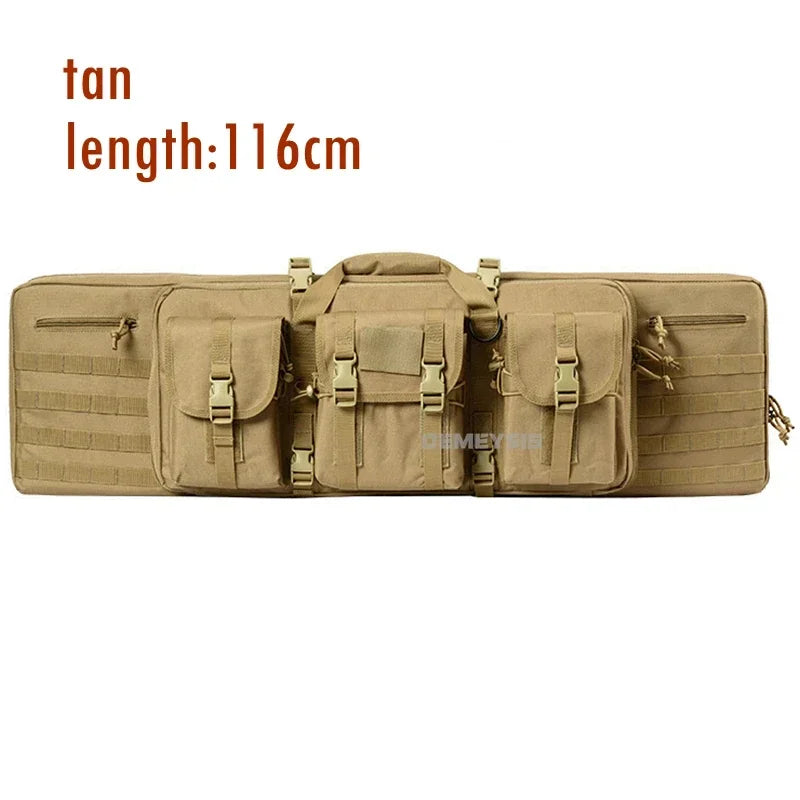 Taktische MOLLE-Waffentasche für 2 Gewehre – 600D Oxford – Rucksack & Tasche – 95 cm / 116 cm – Airsoft, Jagd, Schießsport