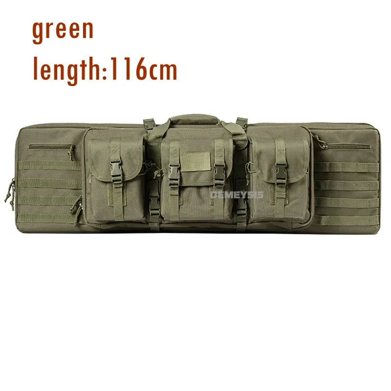 Taktische MOLLE-Waffentasche für 2 Gewehre – 600D Oxford – Rucksack & Tasche – 95 cm / 116 cm – Airsoft, Jagd, Schießsport
