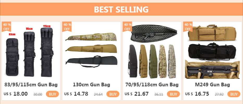 Taktische MOLLE-Waffentasche für 2 Gewehre – 600D Oxford – Rucksack & Tasche – 95 cm / 116 cm – Airsoft, Jagd, Schießsport