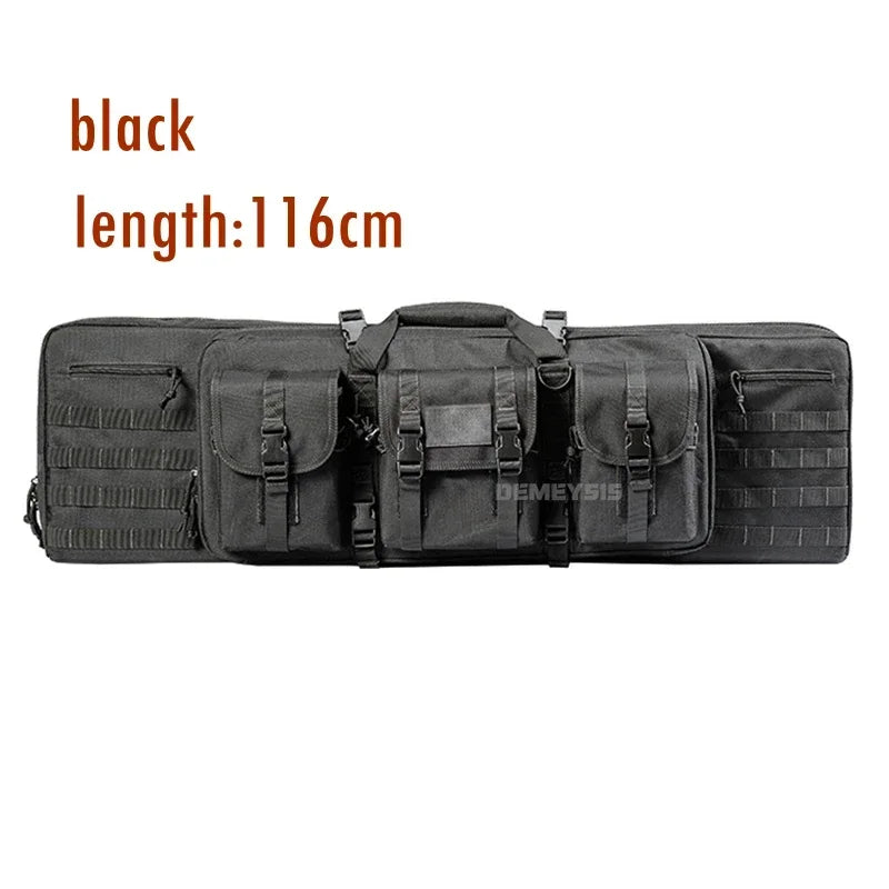Taktische MOLLE-Waffentasche für 2 Gewehre – 600D Oxford – Rucksack & Tasche – 95 cm / 116 cm – Airsoft, Jagd, Schießsport