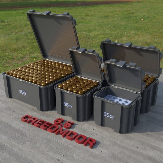 Filamelt Munitionsbox / Ammo Box 6.5 Creedmoor – Patronenbox ‘Klappdeckel’ – 20 / 25 / 50 / 100 Runden