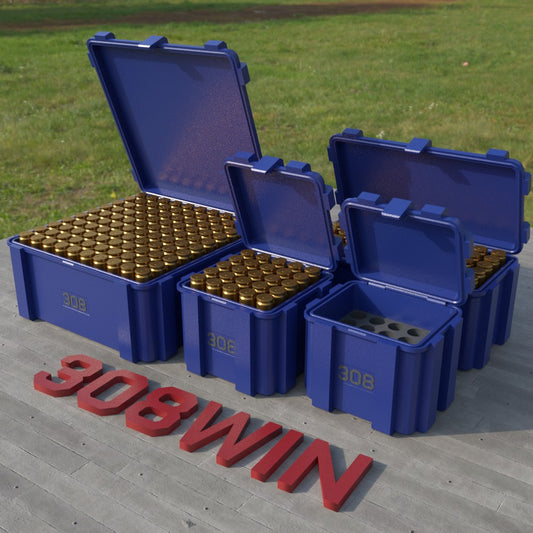 Filamelt Munitionsbox / Ammo Box .308 Winchester – Patronenbox ‘Klappdeckel’ – 20 / 25 / 50 / 100 Runden