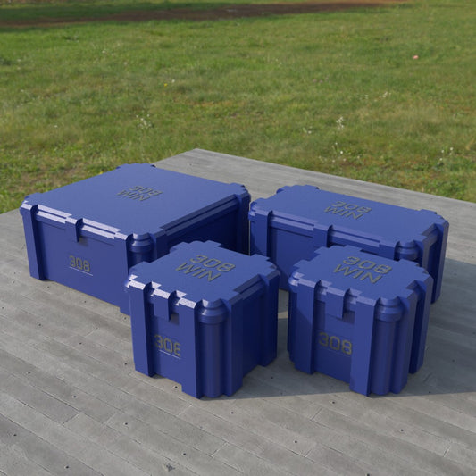 Filamelt Munitionsbox / Ammo Box .308 Winchester – Patronenbox ‘Klappdeckel’ – 20 / 25 / 50 / 100 Runden