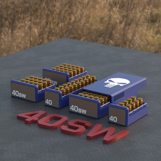 Filamelt Munitionsbox / Ammo Box .40 S&W – Patronenbox für 50 Schuss, Made in Germany
