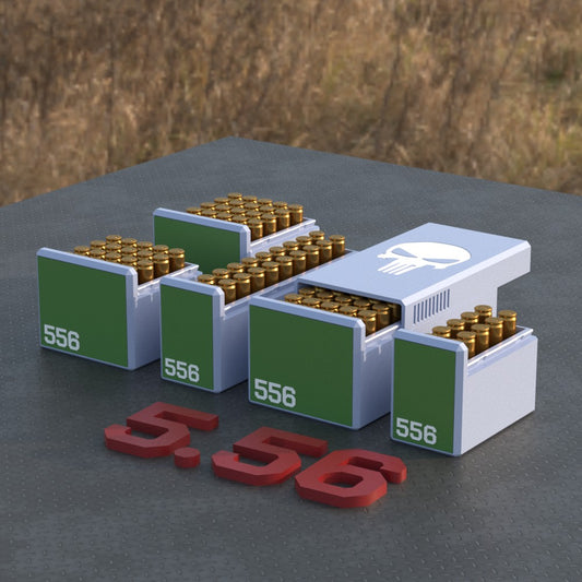 Filamelt Munitionsbox / Ammo Box .223 Remington / 5.56 – Patronenbox für 50 Schuss, Made in Germany