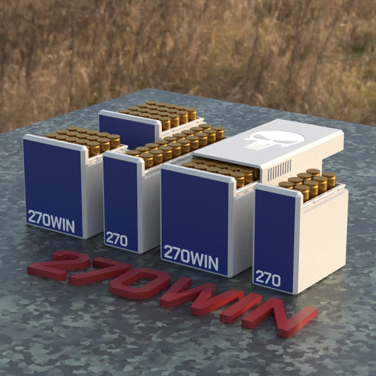 Filamelt Munitionsbox / Ammo Box .270 Winchester – Patronenbox für 50 Schuss, Made in Germany