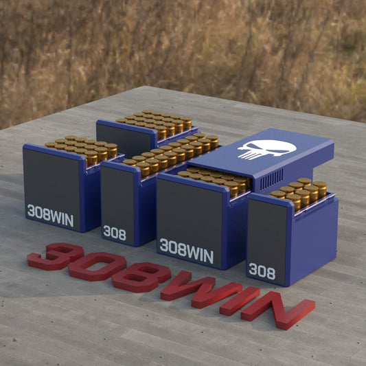 Filamelt Munitionsbox / Ammo Box .308 Winchester – Patronenbox für 50 Schuss, Made in Germany