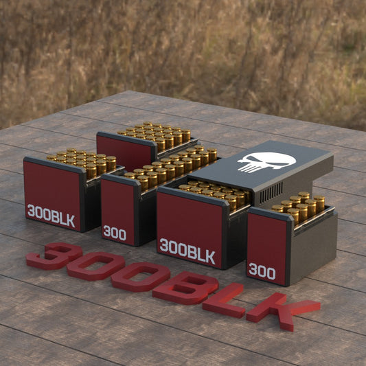 Filamelt Munitionsbox / Ammo Box .300 AAC Blackout – Patronenbox für 50 Schuss, Made in Germany