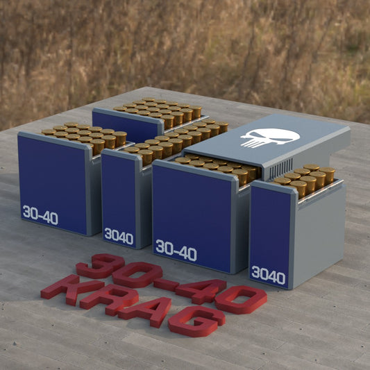 Filamelt Munitionsbox / Ammo Box .30-40 Krag – Patronenbox für 50 Schuss, Made in Germany