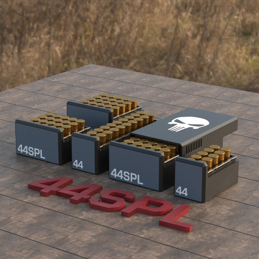 Filamelt Munitionsbox / Ammo Box .44 Special – Patronenbox für 50 Schuss, Made in Germany