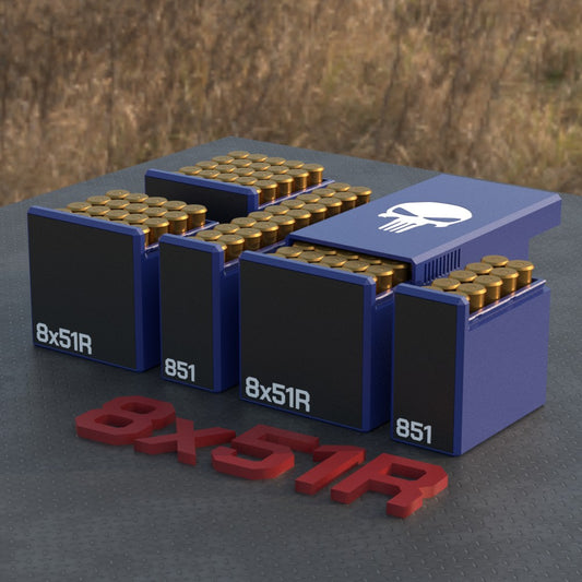 Filamelt Munitionsbox / Ammo Box 8x51R – Patronenbox für 50 Schuss, Made in Germany