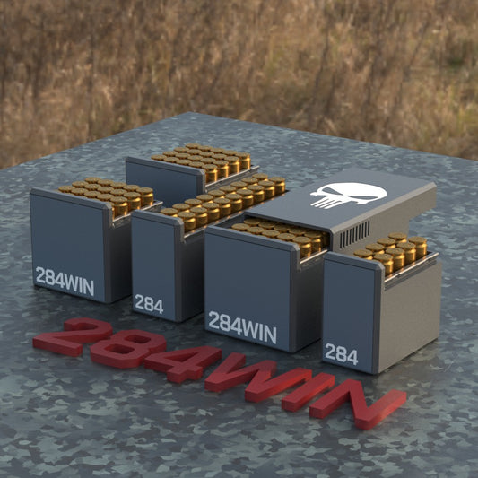 Filamelt Munitionsbox / Ammo Box .284 WIN – Patronenbox für 50 Schuss, Made in Germany