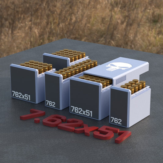 Filamelt Munitionsbox / Ammo 7.62x51 NATO – Patronenbox für 50 Schuss, Made in Germany