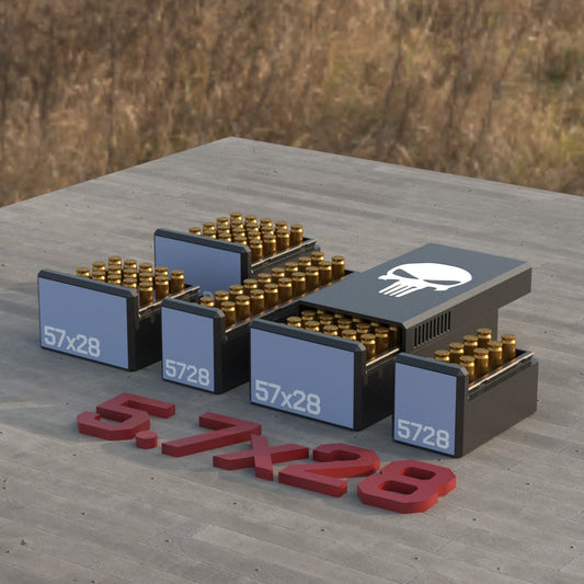 Filamelt Munitionsbox / Ammo 5.7x28 – Patronenbox für 50 Schuss, Made in Germany