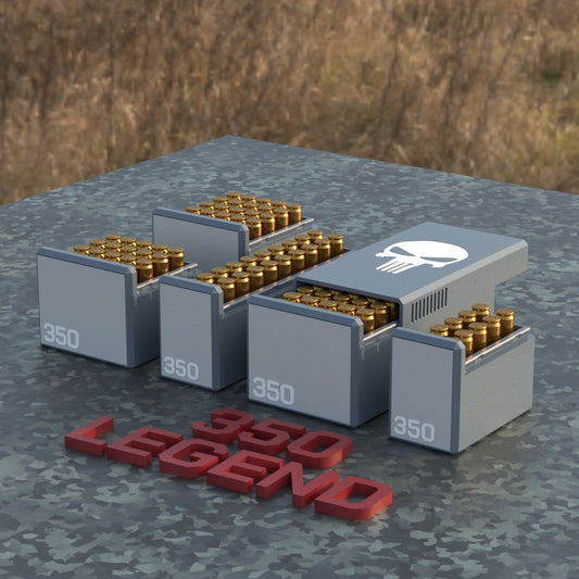 Filamelt Munitionsbox / Ammo .350 Legend – Patronenbox für 50 Schuss, Made in Germany