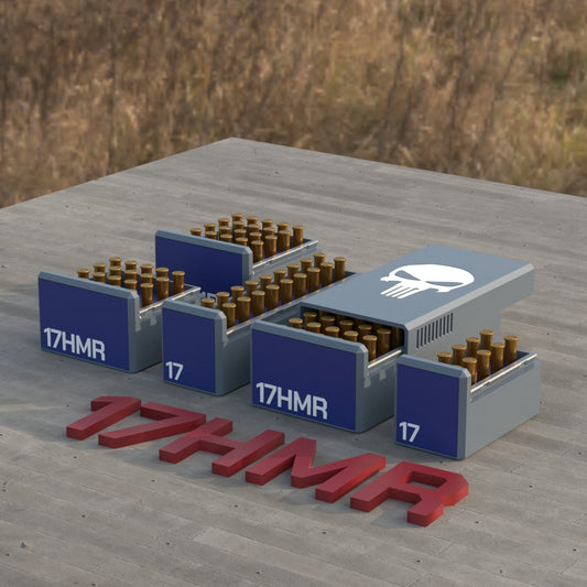 Filamelt Munitionsbox / Ammo .17 HMR – Patronenbox für 50 Schuss, Made in Germany