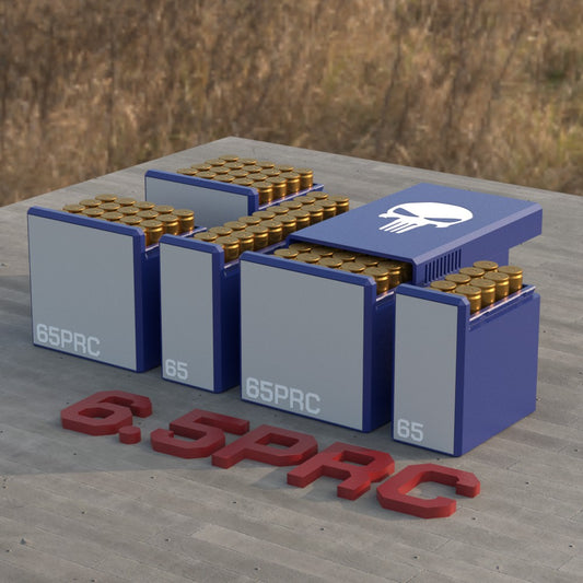 Filamelt Munitionsbox / Ammo 6.5 PRC – Patronenbox für 50 Schuss, Made in Germany