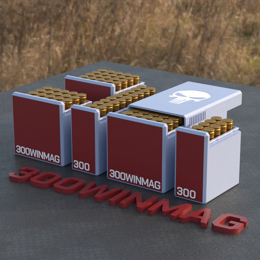 Filamelt Munitionsbox / Ammo .300 Win Mag – Patronenbox für 50 Schuss, Made in Germany