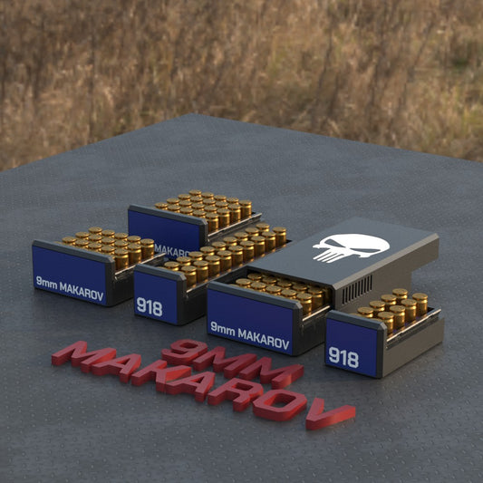 Filamelt Munitionsbox / Ammo 9mm Mak – Patronenbox für 50 Schuss, Made in Germany