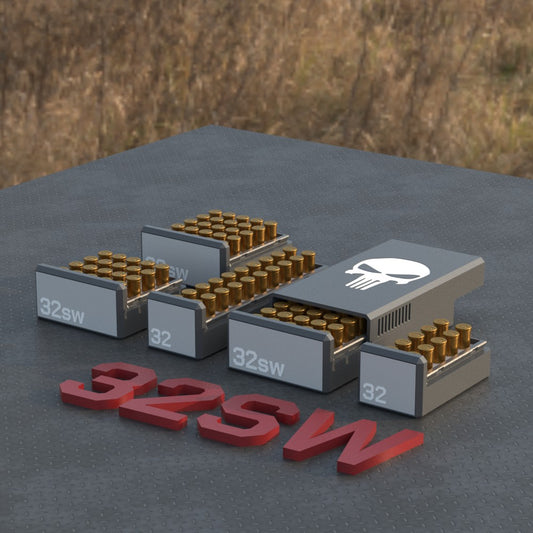 Filamelt Munitionsbox / Ammo .32 SW Long – Patronenbox für 50 Schuss, Made in Germany