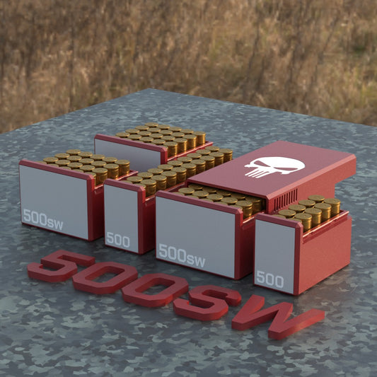 Filamelt Munitionsbox / Ammo .500 S&W – Patronenbox für 50 Schuss, Made in Germany