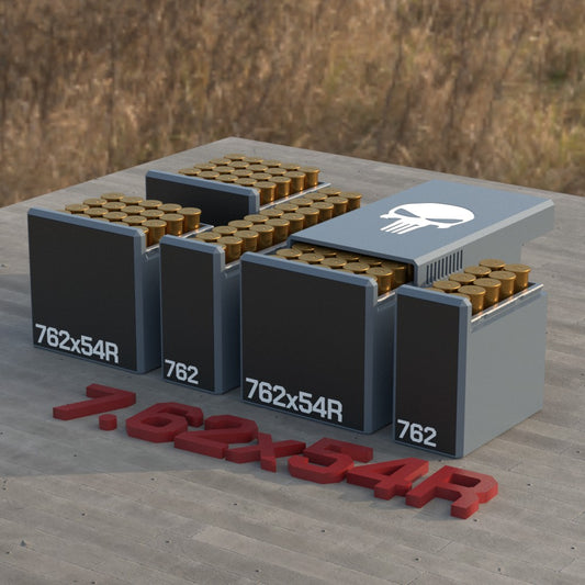 Filamelt Munitionsbox / Ammo Box 7.62x54R – Patronenbox für 50 Schuss, Made in Germany