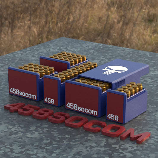Filamelt Munitionsbox / Ammo Box .458 SOCOM – Patronenbox für 50 Schuss, Made in Germany