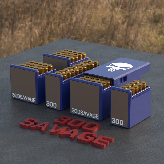 Filamelt Munitionsbox / Ammo Box .300 Savage – Patronenbox für 50 Schuss, Made in Germany