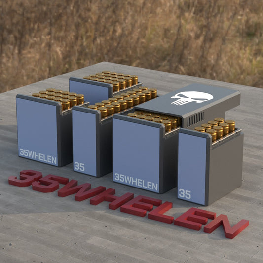 Filamelt Munitionsbox / Ammo Box .35 Whelen – Patronenbox für 50 Schuss, Made in Germany