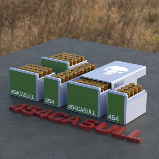 Filamelt Munitionsbox / Ammo Box .454 Casull – Patronenbox für 50 Schuss, Made in Germany