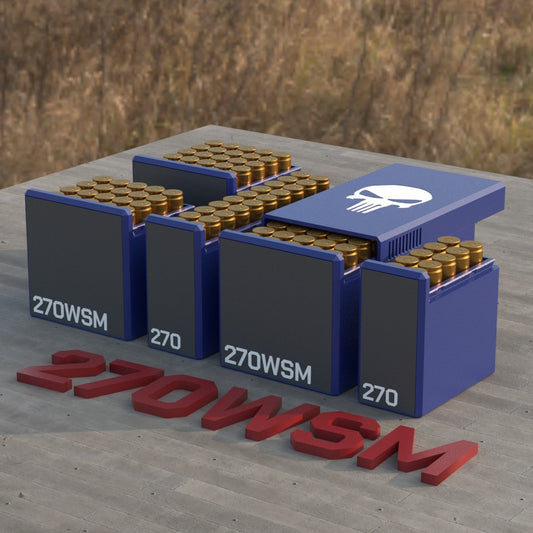 Filamelt Munitionsbox / Ammo Box .270 WSM – Patronenbox für 50 Schuss, Made in Germany