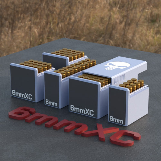 Filamelt Munitionsbox / Ammo Box 6mm XC – Patronenbox für 50 Schuss, Made in Germany