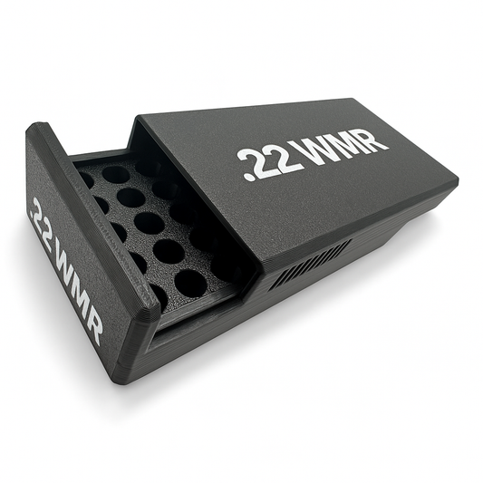 Filamelt Munitionsbox / Ammo .22 WMR – Patronenbox für 50 Schuss, Made in Germany