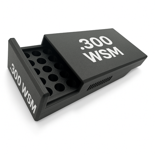 Filamelt Munitionsbox / Ammo .300 WSM – Patronenbox für 50 Schuss, Made in Germany