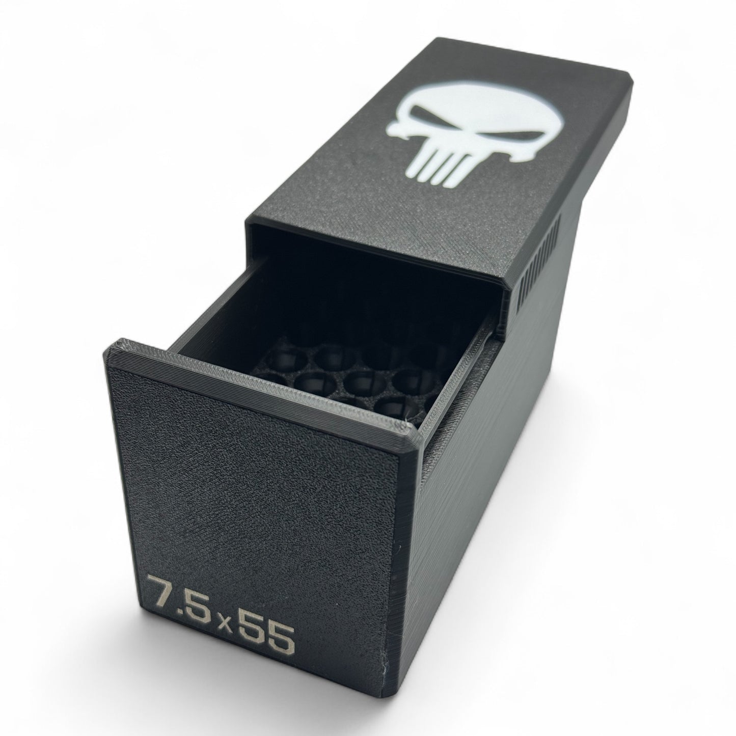 Filamelt Munitionsbox / Ammo Box .264 Winchester Magnum – Patronenbox für 50 Schuss, Made in Germany