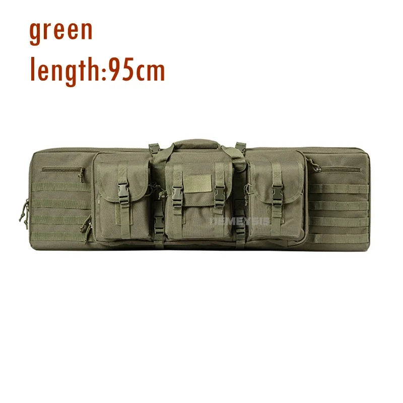 Taktische MOLLE-Waffentasche für 2 Gewehre – 600D Oxford – Rucksack & Tasche – 95 cm / 116 cm – Airsoft, Jagd, Schießsport