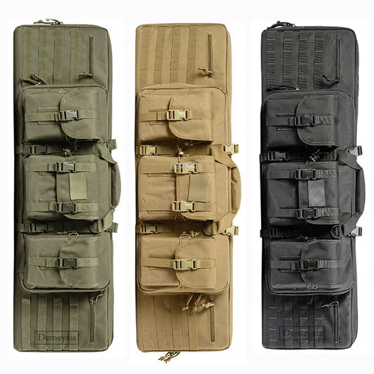 Taktische MOLLE-Waffentasche für 2 Gewehre – 600D Oxford – Rucksack & Tasche – 95 cm / 116 cm – Airsoft, Jagd, Schießsport